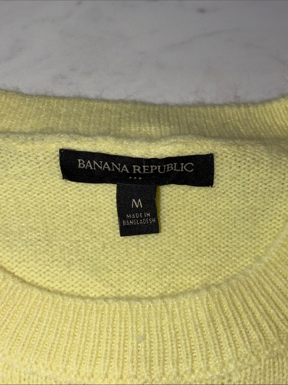 Banana Republic Crewneck Sweater - Bright Yellow - Picture 2 of 3